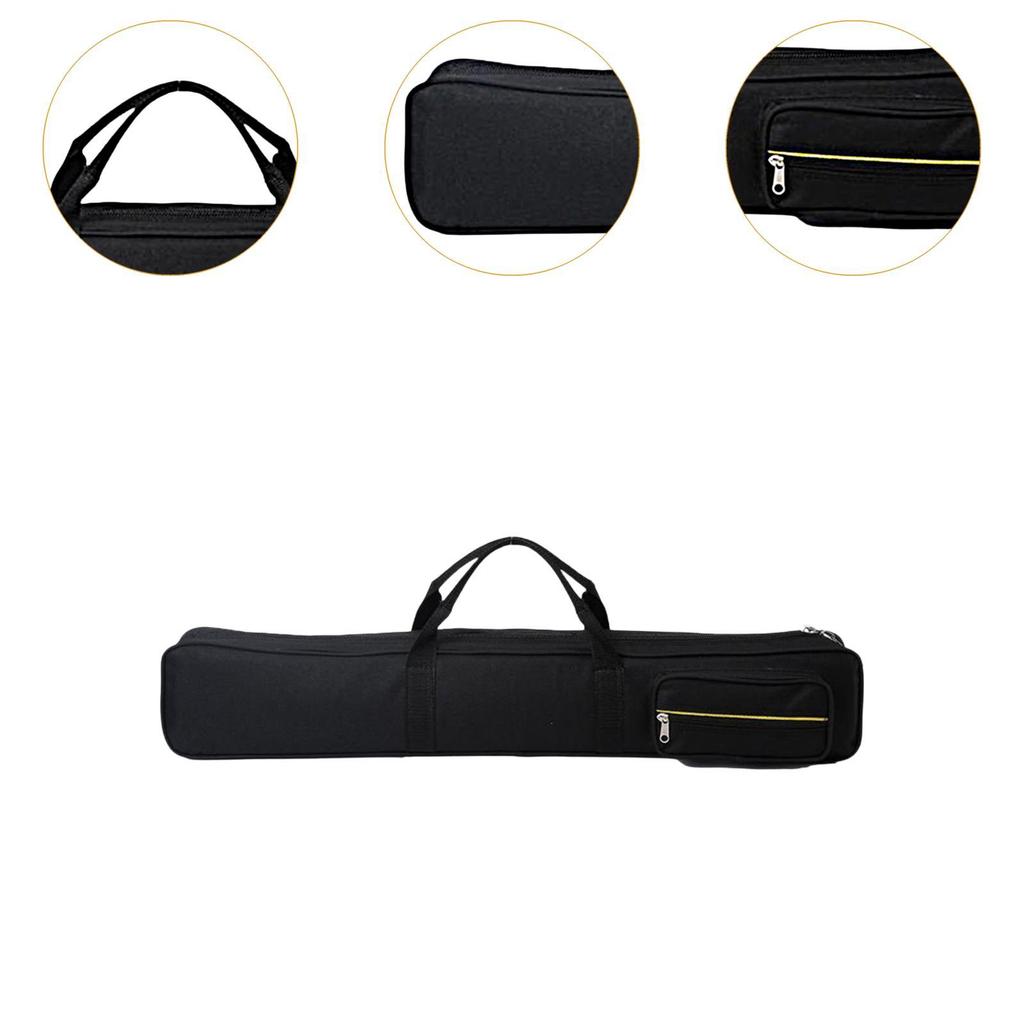 Billiard Case Pool Cue Bag Storage Organizer Oxford Cloth Carry Strap Internal Divider Pocket