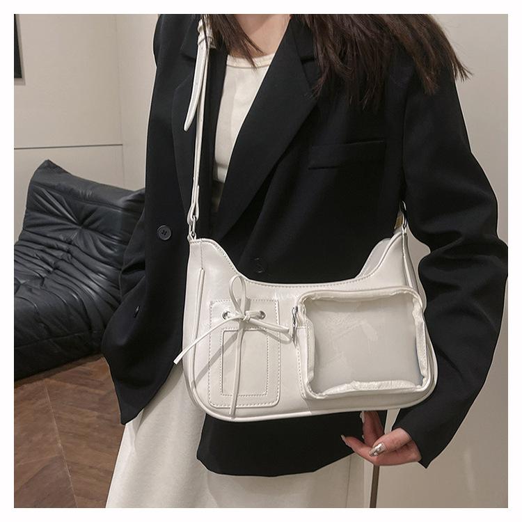 Y2k Harajuku Shoulder Bag Women Korean Transparent Bags School Crossbody bags Female Japanese Designer Preppy Handbags Purse sac