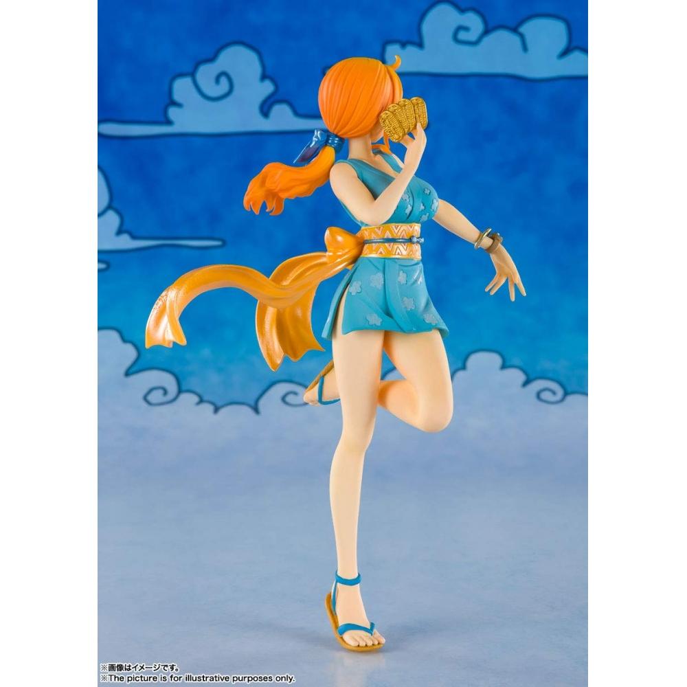 Figuarts ZERO ONE PIECE Nami (Onami) environ. Figurine finie peinte en PVC et ABS de 140 mm
