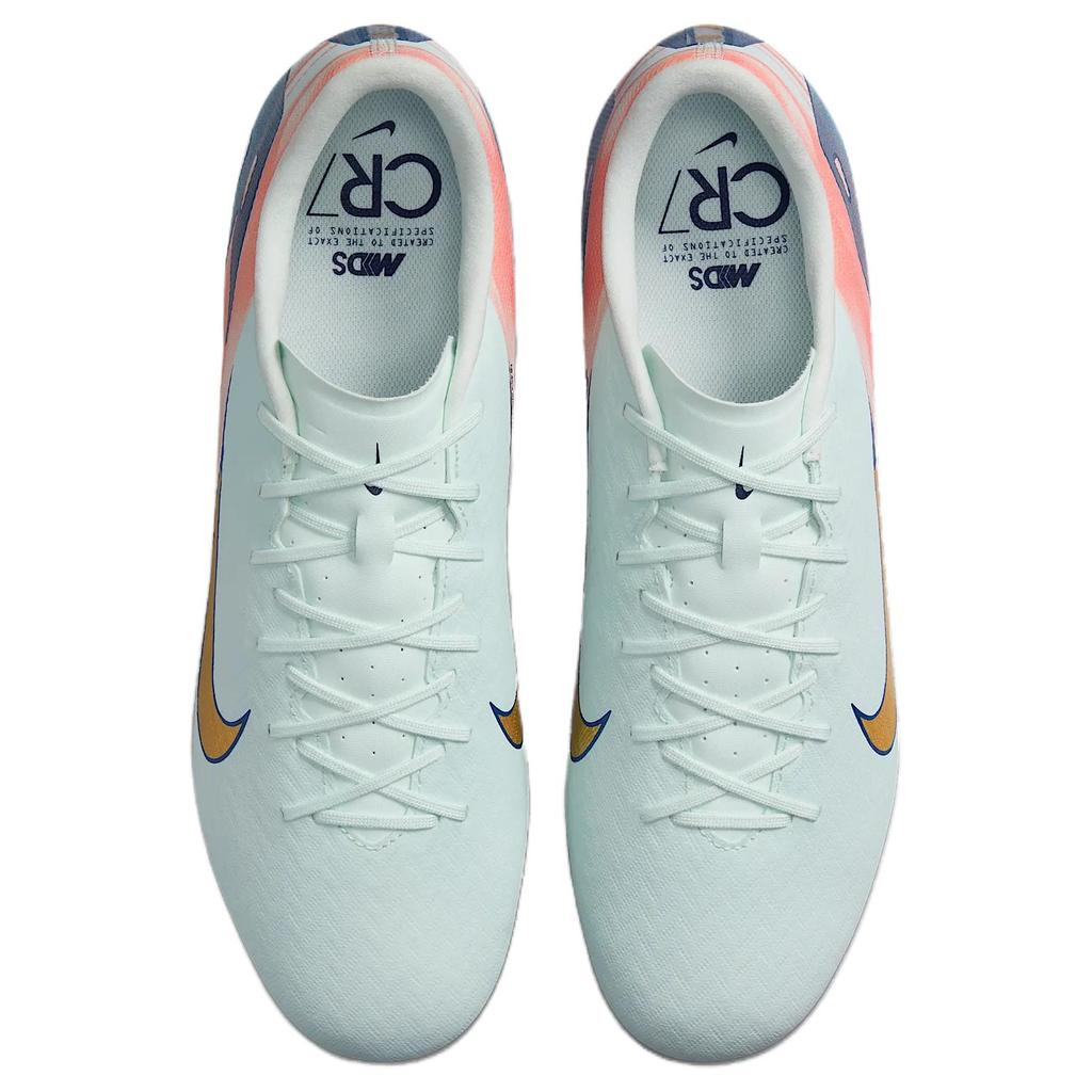 Nike Unisexové kopačky Mercurial Vapor 16 Academy MG Dream Speed Pack Světle zelená Crimson-Pulse Metalická zlatá mince FZ1388-300