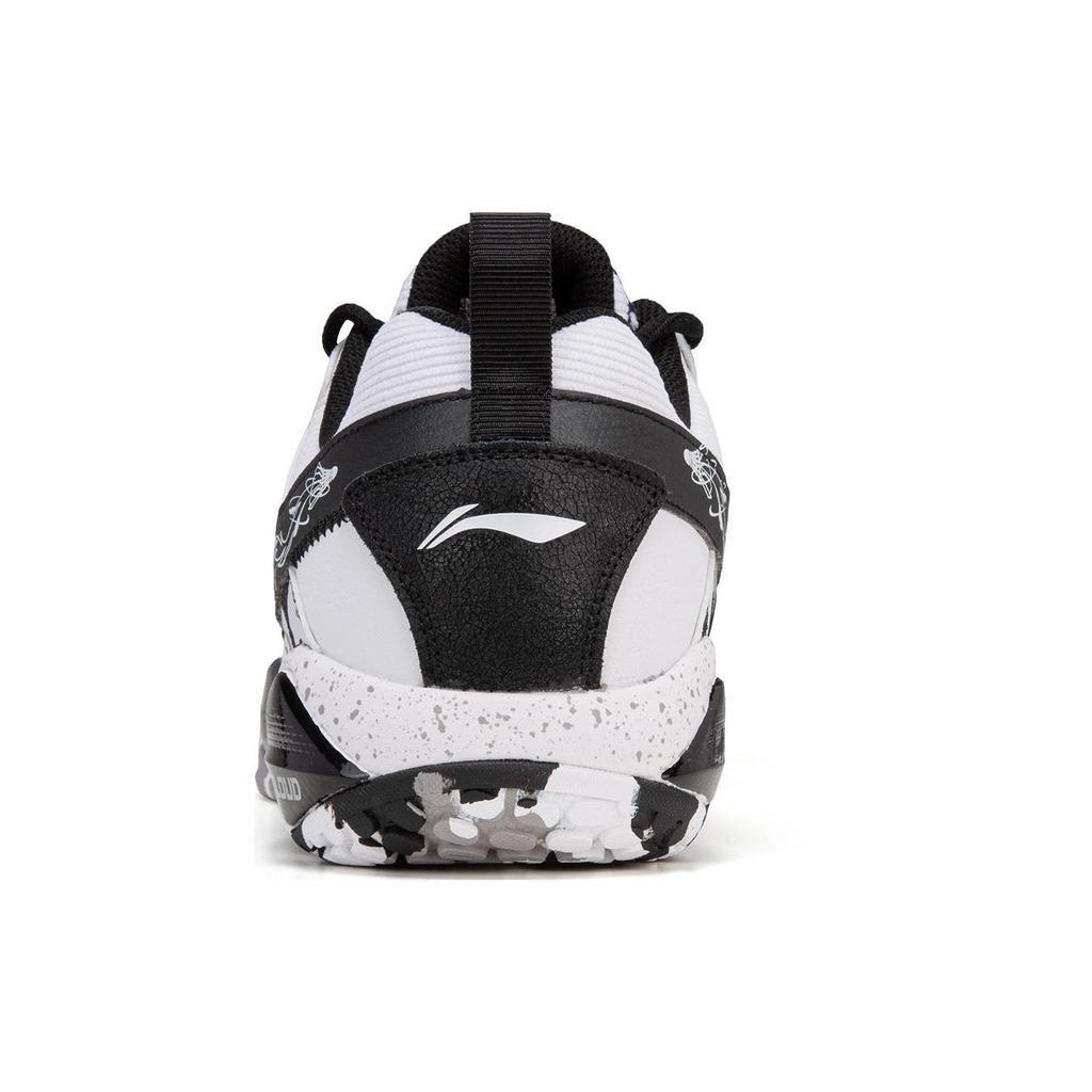 Li-Ning Nepřemožitelný eso Odolné Prodyšné Nízké Badmintonové boty Pánské boty Bílé Černé AYAR015-3