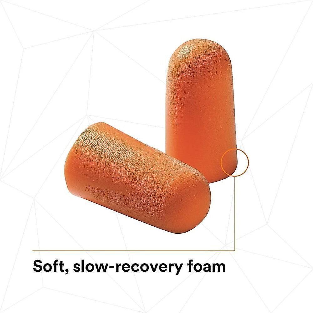 Randy & Travis Machinery Foam Disposable 200 Pairs Noise Cancelling Plane Sleep Snoring Ear Plugs