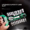 New Chrome Vanadium Steel Wrench Set 1/4 Ratchet Tool Ratchet Wrench Kit Short Long Combination Sleeve Spanner Wrench