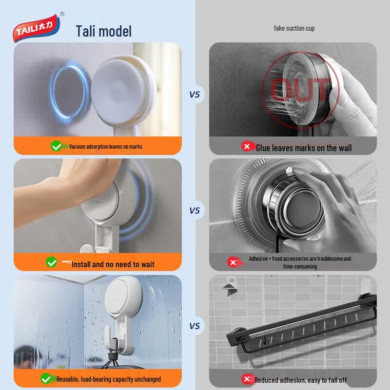 Tongqimeng Taily Multi-functional Corner Suction Cup Organizer