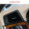Black Car Dashboard Left Side Air Conditioner Air Vent For BMW 5 F10 2010-2016