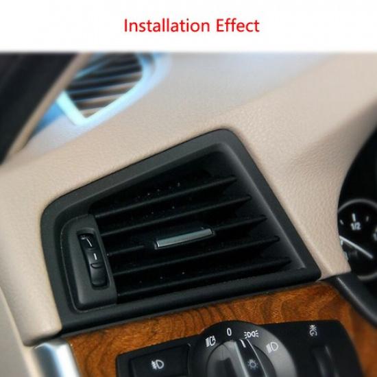 Black Car Dashboard Left Side Air Conditioner Air Vent For BMW 5 F10 2010-2016