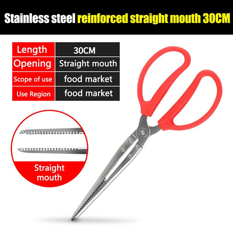 

1Pcs Durable Seafood Hand Tool Stable Octopus Multifunction Stainless Steel Crab Tongs Eels Clip Long Handle Outdoor Tableware