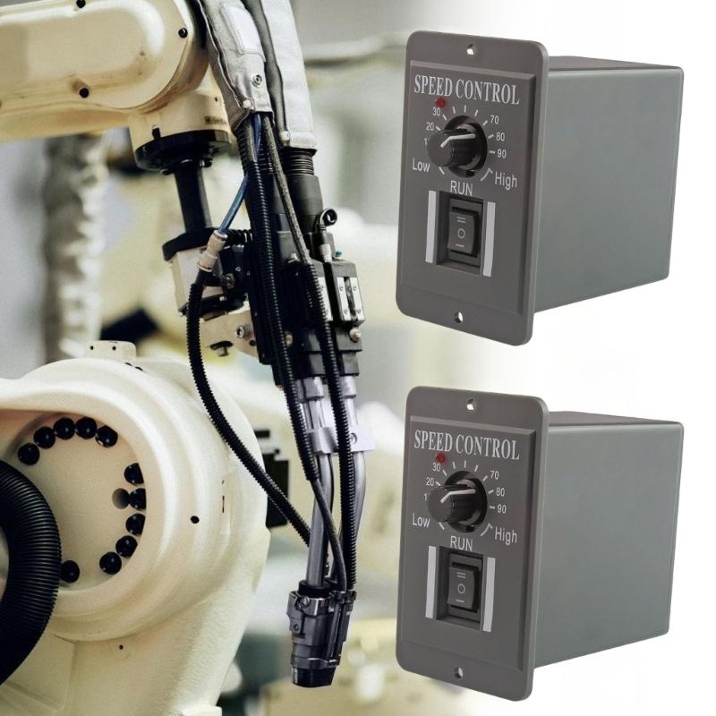 Strong Motor Speed Regulator with Inversable Function 10 To 60V 6A Brushed Motor Controllers ABS for Packaging