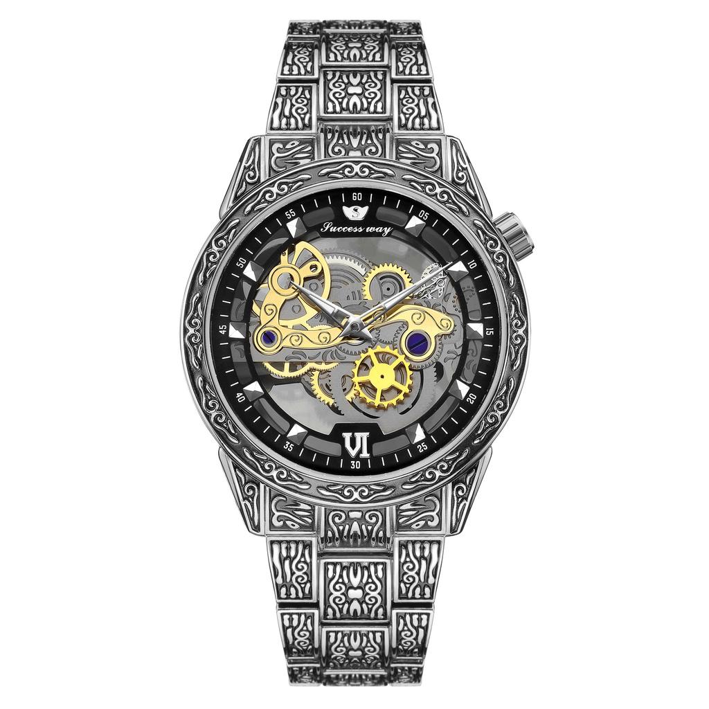 Men'S Non-Mechanical Watch Engraved Men'S Watch Style Domineering Watch
