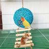 Hamster Nest Confortável Respirável Esquilo Papagaio Hamster Cama de Dormir Rattan Rede para Gaiola de Animais de Estimação