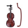 1PCS Figurines 1/12 Scale Dollhouse Miniature Guitar Violin Instrument DIY Part for Home Decor Kids Gift