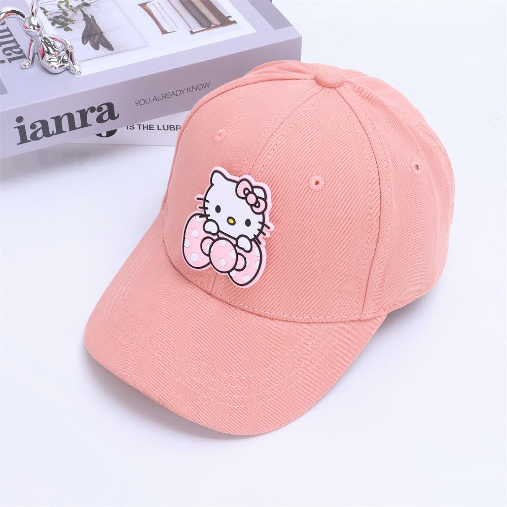 Girls' Spring and Summer Princess Sun Protection Cat Baseball Cap