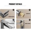 NHLYX New Modern Bathroom Sink Faucet Single Handle Deck Mounted Wash Basin Water Tap Brass Core Hot And Cold Mixer Torneira Pia