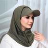 Stretchy Sun Protective Hooded Neck Cover And Cap Combo For Men Women Moisture Wicking Design