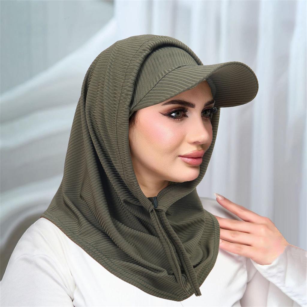 Stretchy Sun Protective Hooded Neck Cover And Cap Combo For Men Women Moisture Wicking Design
