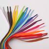 1 Pair Flat Sneaker Shoelaces 8mm Wide Polyester Replacement Multicolored Laces for Trainers and Casual Shoes Strings