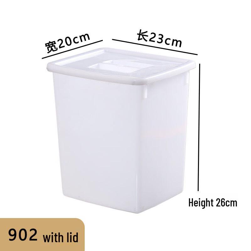 LIJIA FITMENT White Rectangular Cold Drink Bucket with Lid