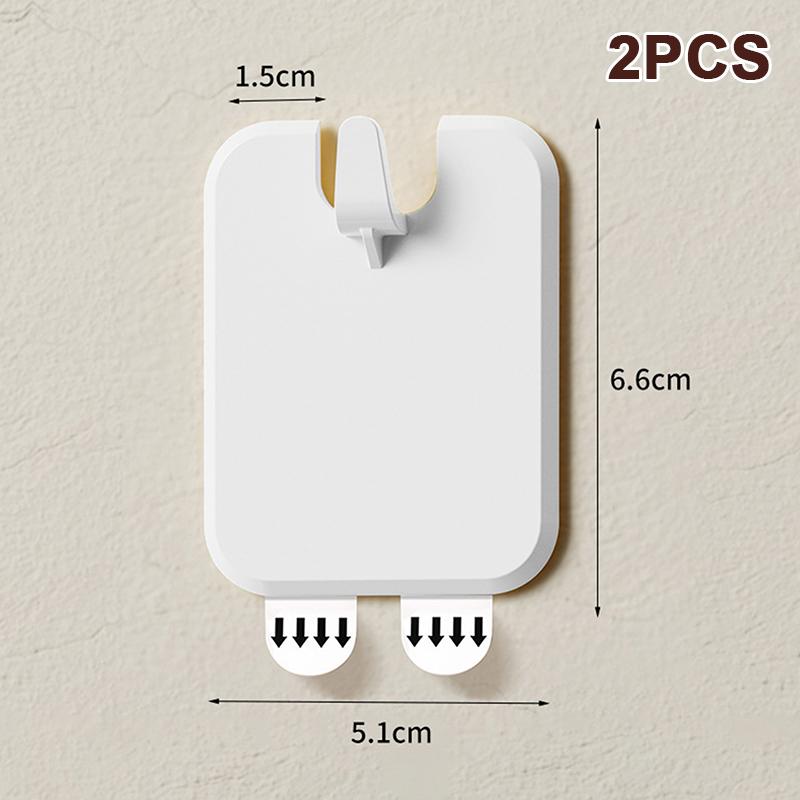 

1/2/10 шт. Крючок для фоторамки, самоклеящиеся настенные крючки без гвоздей, сильный клей, бесшовный настенный органайзер для подвешивания 2pcs белый