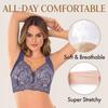 Spitze Übergröße Push-Up Schlaf-BH - Ohne Bügel, Dünner & Sexy Westenstil