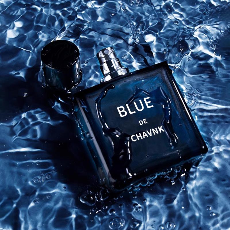 Yika Blue Men's Cologne: Long-lasting Oceanic Fragrance with Masculine Notes