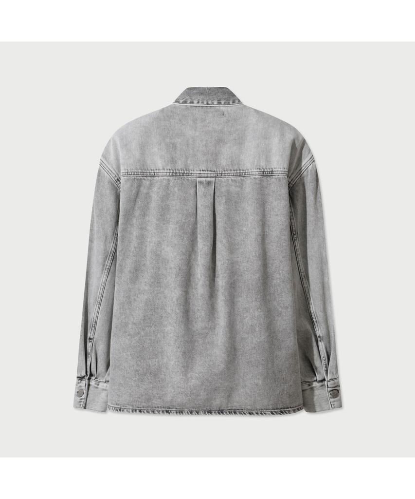 Iro Alyssonspe Denim Big Pocket Shacket_Irjcs25005Gyx