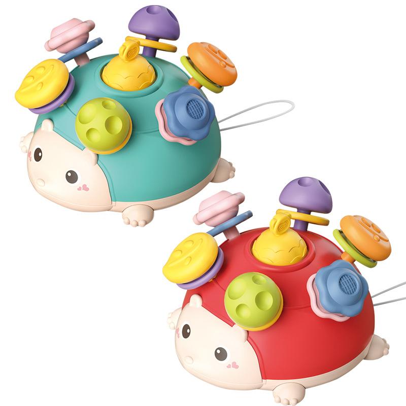 Baby Cartoon Mengqu Early Education Colorful Toothpaste Hedgehog Bites Le Ke Bites Zhuanzhuan Le Infant Toddler Toys