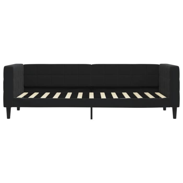 VidaXL Day Bed Black 80x200 Cm Velvet 354005