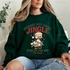Funny Sarcastic Christmas Goose Probably Just Gonna Jingle Some of The Way I'm Tired Holiday Tracksuit Design Christmas Hoodyie