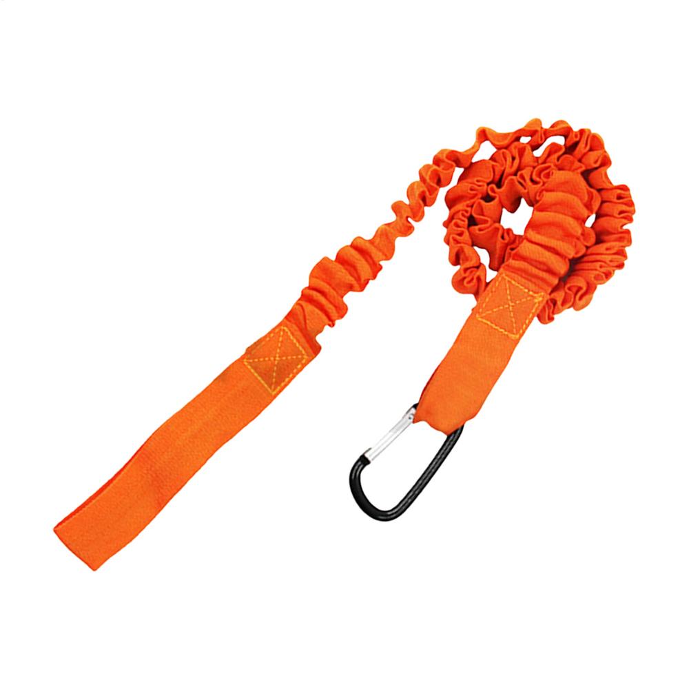 Stretchable Coiled Lanyard Coiled Lanyard Stretchable Strap Rope Fishing Accessories Lightweight Rod For Kayak And Paddles оранжевый