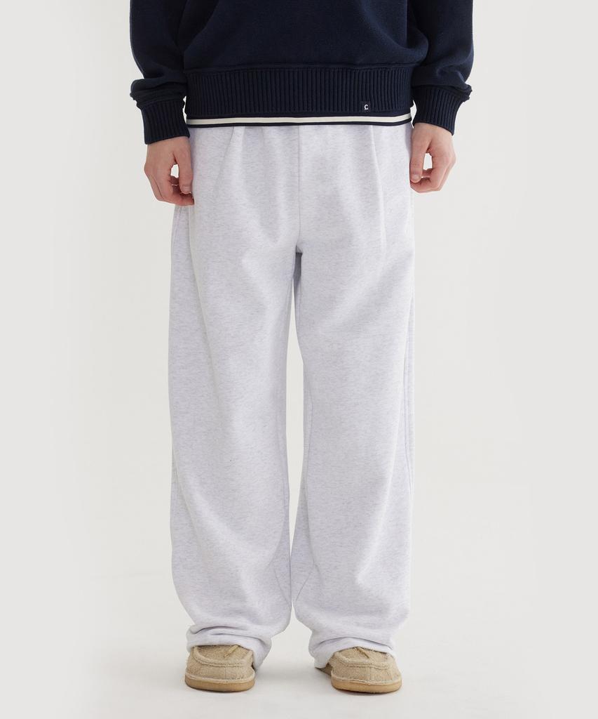 COVERNAT Semi-Wide Authentic Sweatpants Heather Gray
