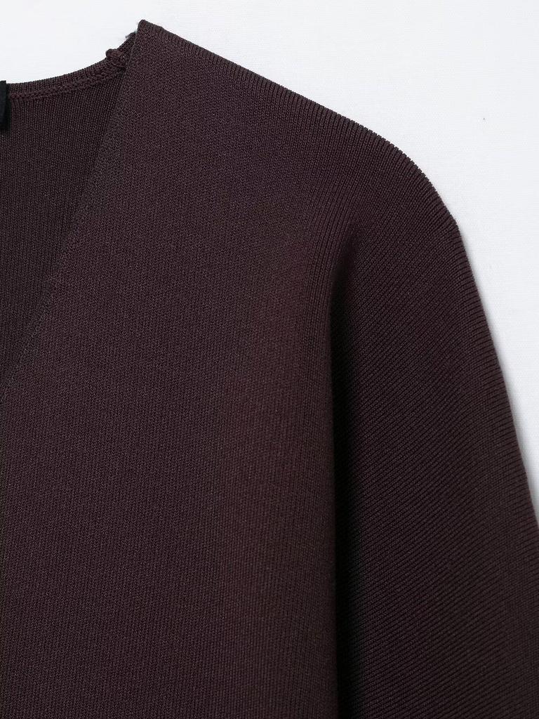TAOP&ZA Women's Spring V-Neck Slim-Fit Double-Breasted Knitted Cardigan 