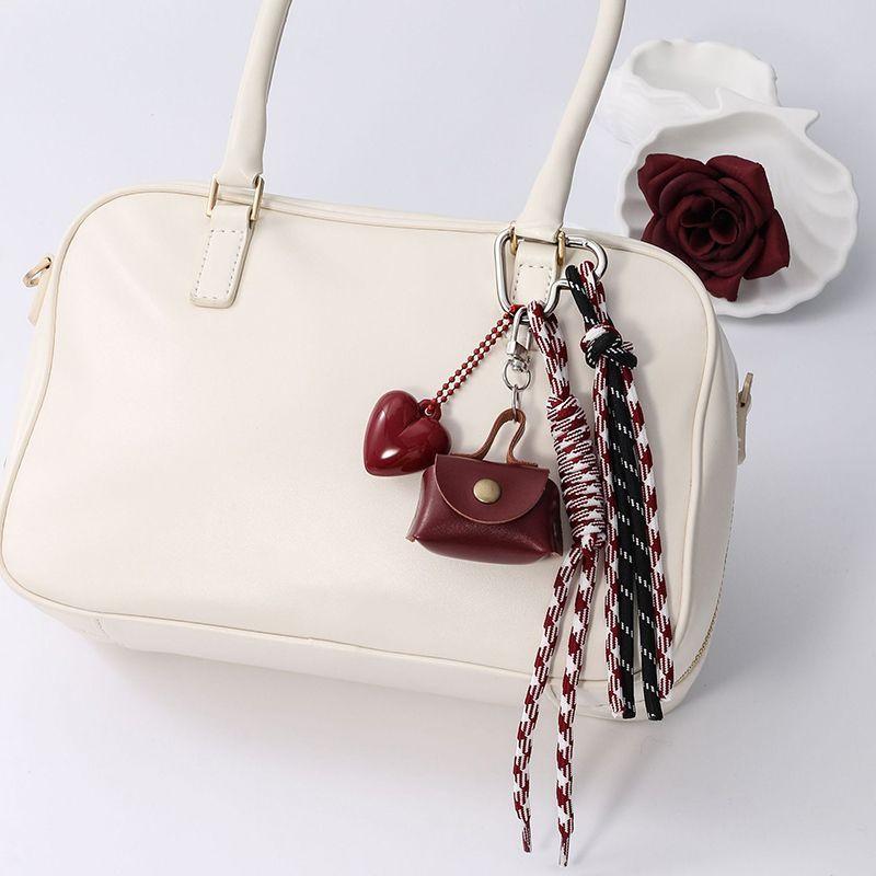 Yogodlns Handmade Nylon Woven Rope Bag Pendant Cute Mini Bag Fashion Backpack Handbag Hanging Bags Accessories
