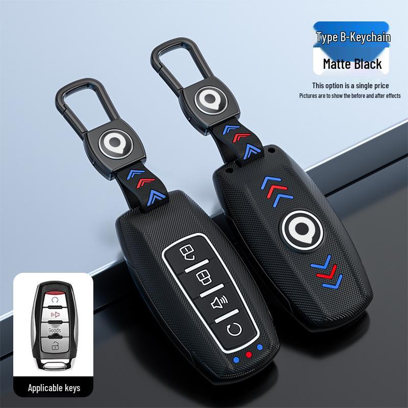 19-21 New Great Wall Cannon Key Fob Cover: Premium Metal Shell, Fits 2.0T Pickup, Personalized Design