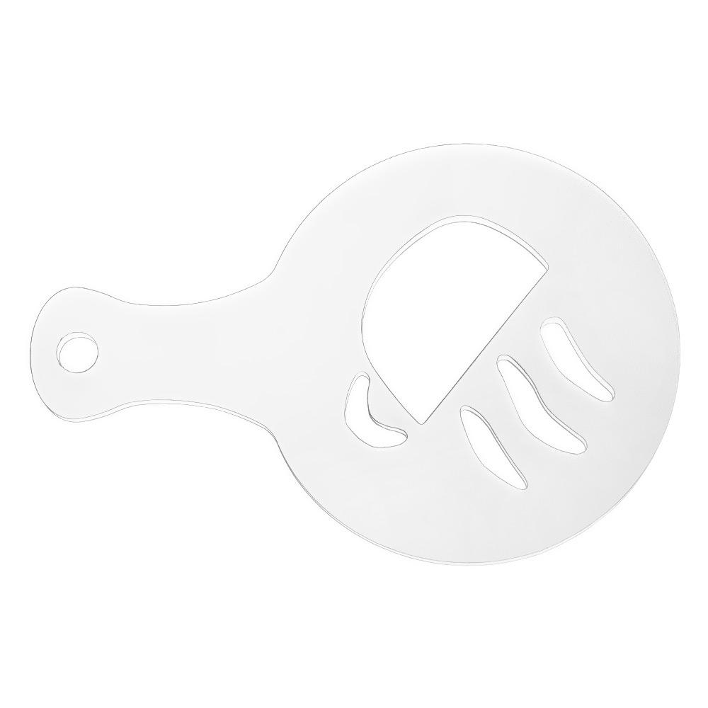 16pcs Kitchen Mold Latte Coffee Art Stencils Foam Tool Decorating Cappuccino