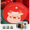 Christmas Ceramic Tableware Elk Dinner Plate Santa Claus Food Bowl Plate Microwave Heating Food Container Dishes Christmas Gifts