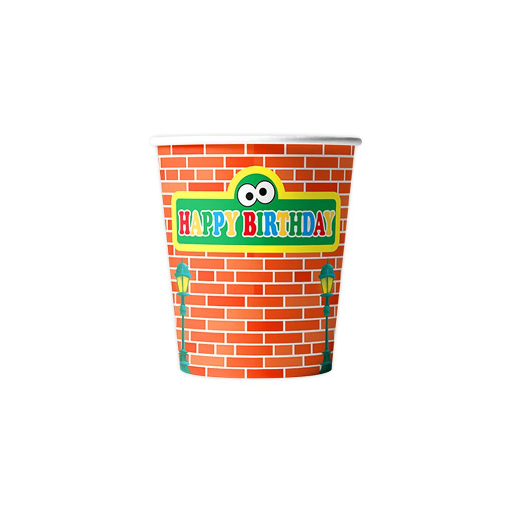 Custom Sesame Street Themed Party Supplies Birthday Decoration Sesame Street Tableware Party Atmosphere Arrangement Banner Props