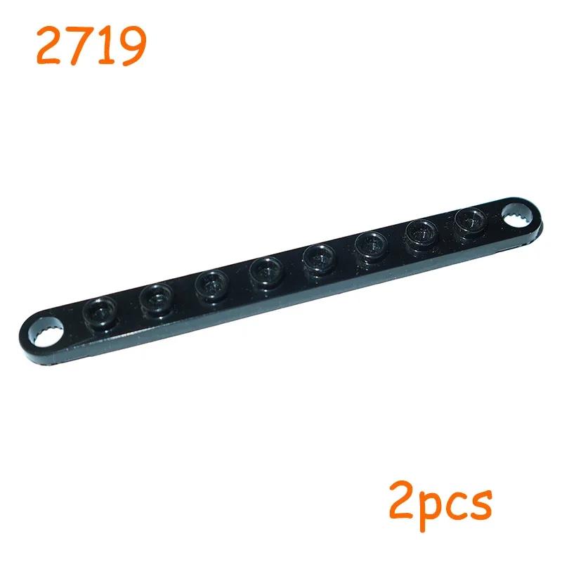 Non-Toxic Technical Plate With Toothed End Small Particle Building Blocks With Studs Moc Toy Parts 32124 32125 4263 2711 4262 4442 2719