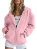 Felpa con zip metallica unisex transfrontaliera - Colore tinta unita, Giacca Autunno/Inverno