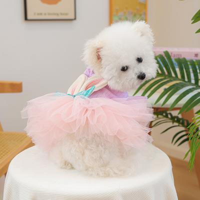 Pet Clothes Little Fairy Skirt Cat Clothes Dog Clothing Rabbit Gauze Skirt Fluffy Princess Skirts