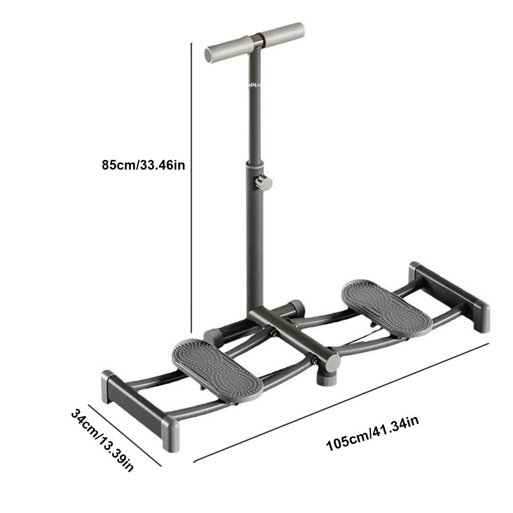 

Оборудование для тренировок на лыжах в помещении Нескользящий инструмент для упражнений на бедра и ноги Оборудование для тренировки мышц для укрепления мышц тела Аксессуары серый