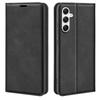 For Samsung Galaxy A35 5G Skin Touch Feeling Case PU Leather Magnetic Auto-absorbed Phone Cover