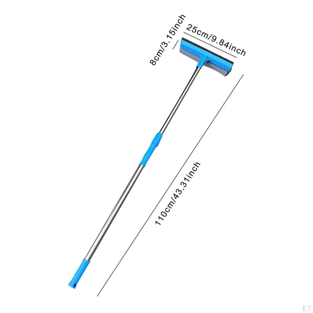 Function Window Cleaner with Squeegee And Brush for Glass Tiles