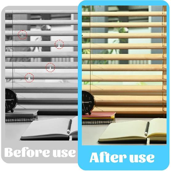 20 PCS Horizontal Blind Repair Tabs, Mini Blind Slat Repair Kit 1 inch Horizontal Blinds Replacement Slat White Blind Fixers for Repairing Damaged