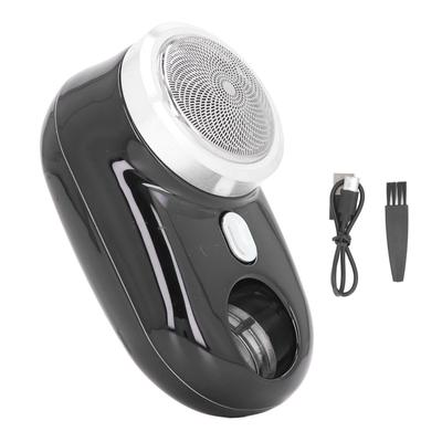 Electric Mini Beard Trimmer for Men USB Rechargeable Portable Travel Pocket Beard Trimmer for Face Mustache Stubble