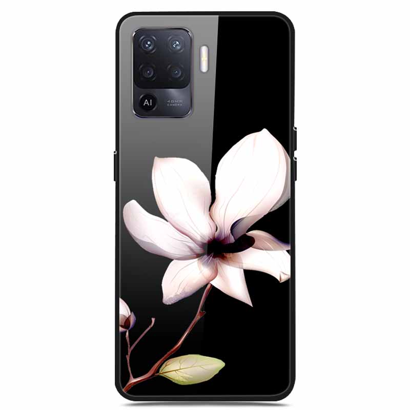 For OPPO Reno 5 Lite Case Luxury Tempered Glass Bumper for OppoA94 4G Phone Cover For OPPO A94 4G/ Reno5 Lite Glass Coque A94 4G
