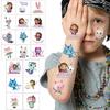 Cartoon 20PCS Cute Gabby Dollhouse Cats Tattoo Stickers Kawaii Anime Children Waterproof Tattoos Sticker Pack Kids Girl Gift Toy
