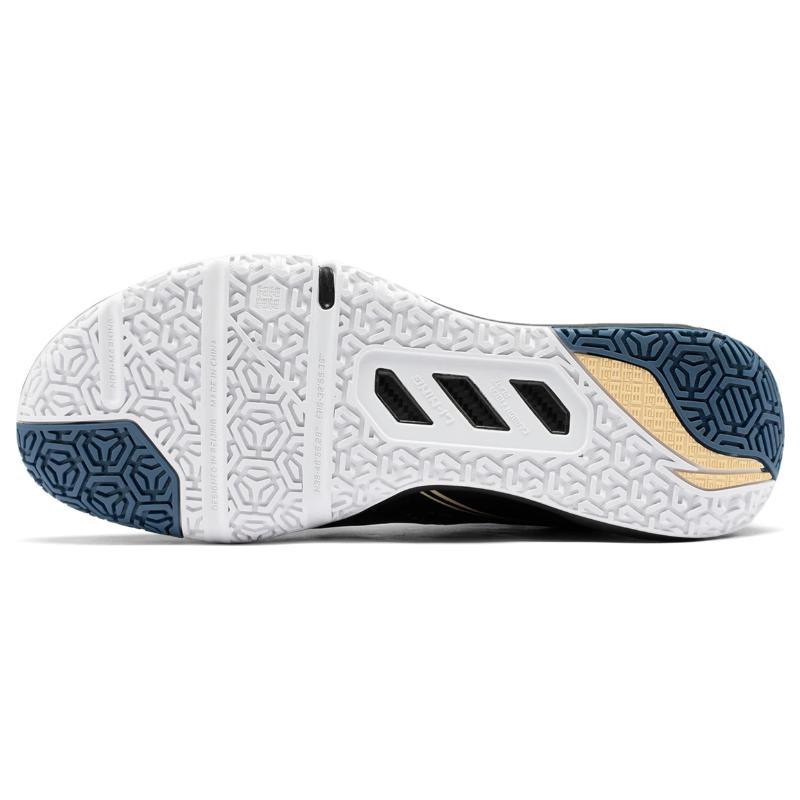 Li Ning Saga Pro Textile, Synthetic Leather Cushioning Slip Resistant Abrasion Resistant Low top Badminton Shoes Men's AYAT003-4
