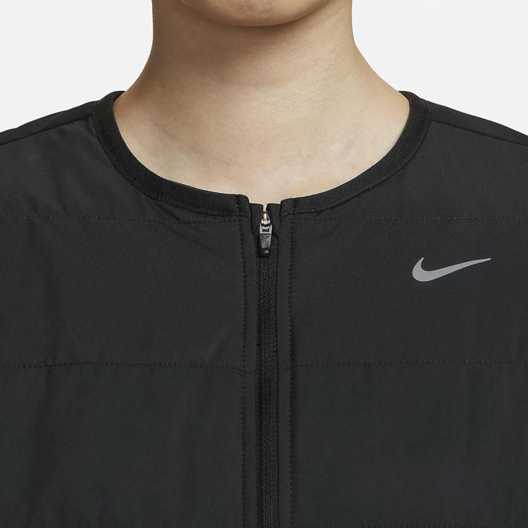 Nike Logo Crew Neck Long Sleeve Jacket Women Jacket Black FB7512-010