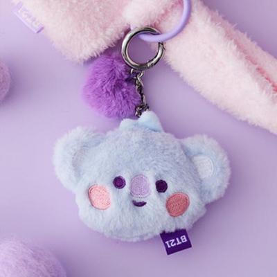 [LINE FRIENDS] BT21 KOYA BABY Flatper Face Back Charm Doll