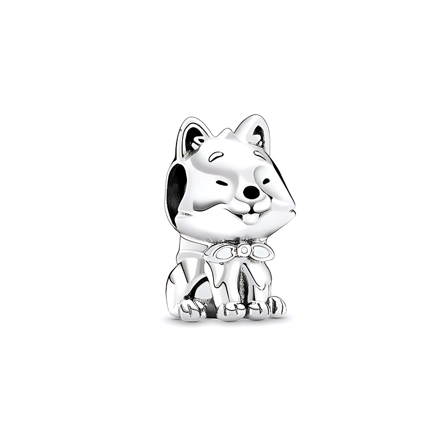 Pandora Akita Dog Charm Unisex Charm 799030C01 Silver